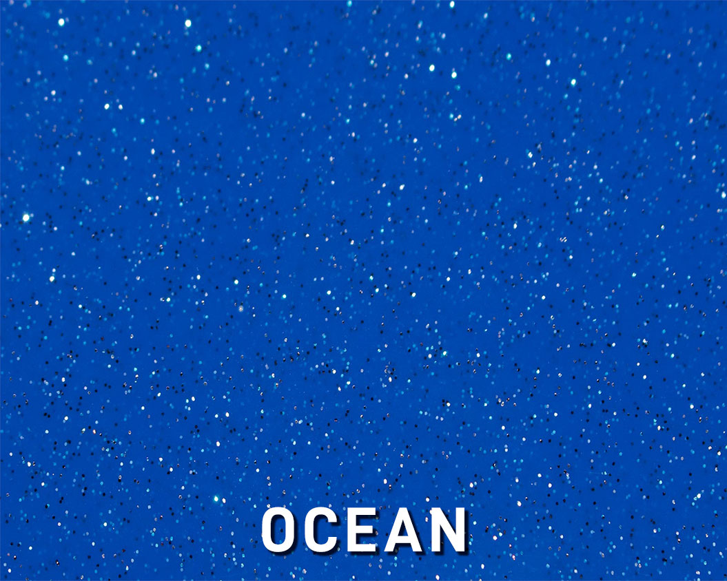 Alaglas Pools' Ocean, a dark blue fiberglass swimming pool color