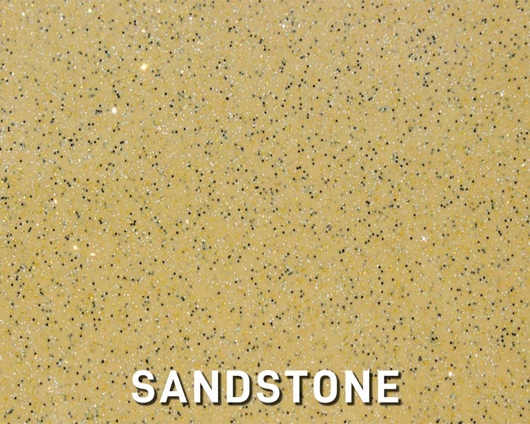 Alaglas Pools' Sandstone, a neutral fiberglass swimming pool color